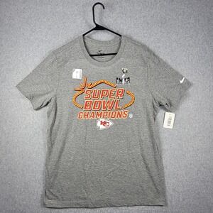 Nike Kansas City Chiefs Super Bowl LVIII 58 Champions‎ Locker Room T-shirt Large